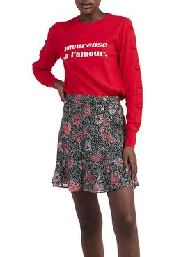 Jersey Naf Naf Amoureuse Rojo Para Mujer