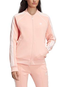 Desafortunadamente a tiempo origen Sudadera Adidas SST TT Rosa Mujer