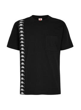 Camiseta Kappa Ecop Negro Para Hombre