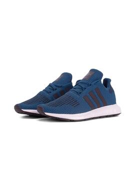 Zapatillas Adidas Swift Run J Azul Niño