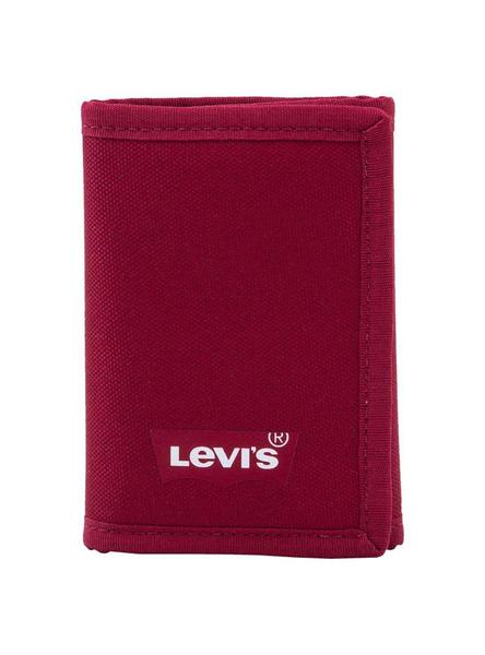 Cartera Levis Trifold Rojo Hombre