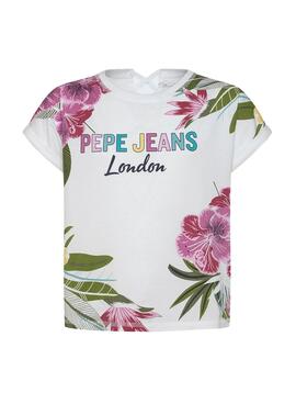 Camiseta Pepe Jeans Fiona Blanco para Niña