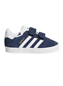 Zapatillas Adidas Gazelle Azul Para Niño