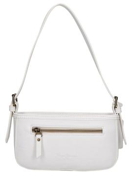 Bolso Pepe Jeans Coutouts Blanco Para Mujer