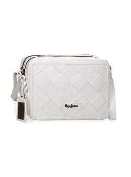 Bolso Pepe Jeans Cutouts Shoulder Blanco Mujer