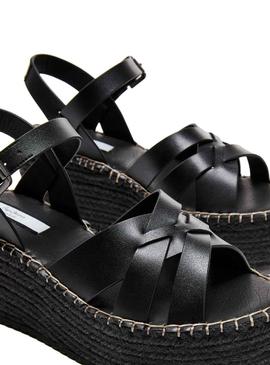 Sandalias Pepe Jeans Witney River Negro Para Mujer