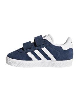 Zapatillas Adidas Gazelle Azul Para Niño