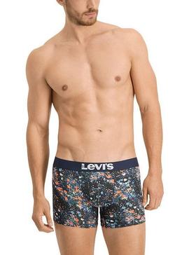 Calzoncillos Levis Spacey Flower Marino Hombre