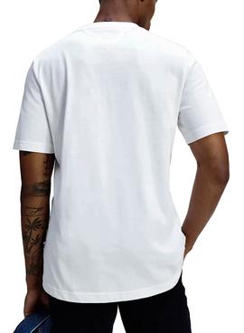 Camiseta Tommy Hilfiger Signature Blanco Hombre