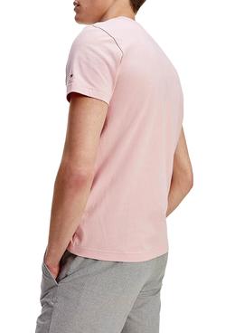 Camiseta Tommy Hilfiger Cicle Chest Rosa Hombre