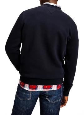 Sudadera Tommy Hilfiger Signature Marino Hombre