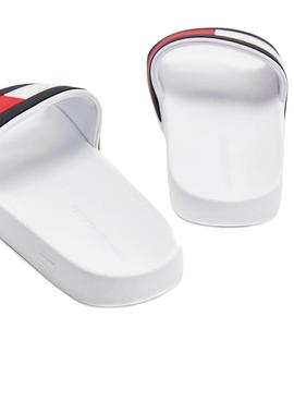 Chanclas Tommy Hilfiger Essential Blanco Hombre