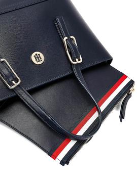 Bolso Tommy Hilfiger Honey Azul Marino Para Mujer