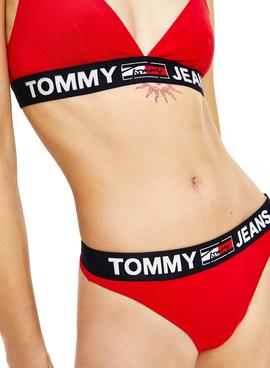 Tanga Tommy Hilfiger Thong Rojo Para Mujer