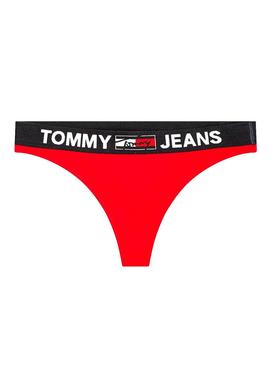 Tanga Tommy Hilfiger Thong Rojo Para Mujer