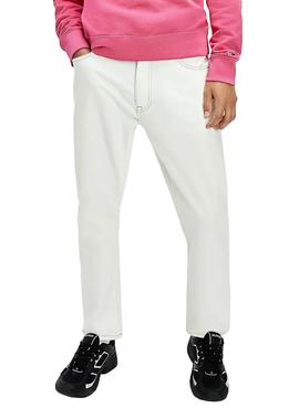 Pantalón Vaquero Tommy Jeans Dad Blanco Hombre