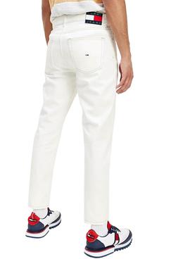 Pantalón Vaquero Tommy Jeans Dad Blanco Hombre