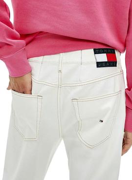 Pantalón Vaquero Tommy Jeans Dad Blanco Hombre