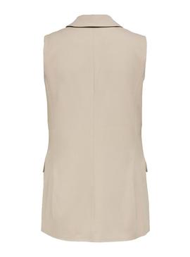 Chaleco Only Livy Beige para Mujer