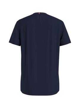 Camiseta Tommy Hilfiger MSW Graphic Marino Niño