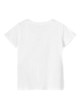 Camiseta Name It Fisummer Blanco Para Niña