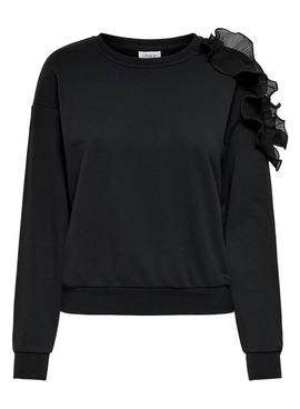 Sudadera Only Petra Negro Para Mujer
