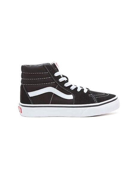 Zapatilla Vans Sk8-Hi Negro Niño y Niña