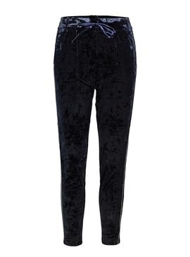 Pantalon Only PoptrashPipingVelvet Marino Mujer