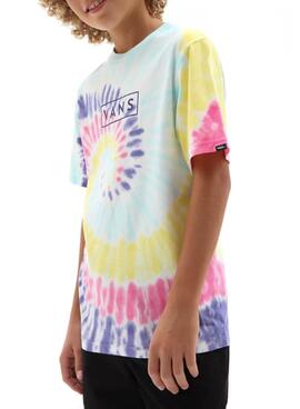 Camiseta Vans Tie Dye Easy Multicolor Para Niño