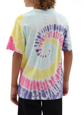 Camiseta Vans Tie Dye Easy Multicolor Para Niño