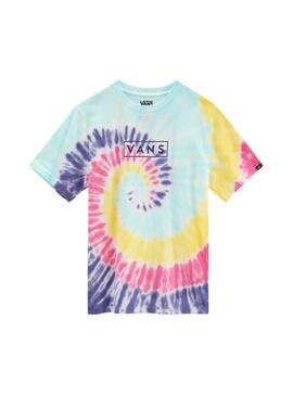 Camiseta Vans Tie Dye Easy Multicolor Para Niño