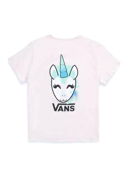 Camiseta Vans Disco Unicorn Rosa Para Ni a
