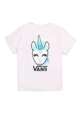 Camiseta Vans Disco Unicorn Rosa Para Niña