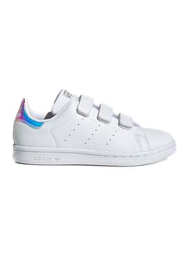 Zapatillas Adidas Stan Smith Blanco Para Niña