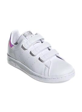 Zapatillas Adidas Stan Smith Blanco Para Niña