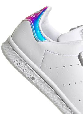 Zapatillas Adidas Stan Smith Blanco Para Niña