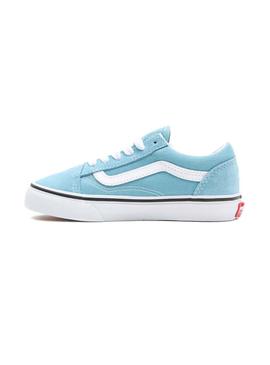 Zapatillas Vans Old Skool Azul Claro Niño Niña