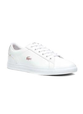 Diez años Rebobinar Glosario Zapatillas Lacoste Lerond Blanco Para Niña