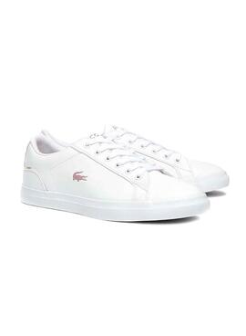 Zapatillas Lacoste Lerond Blanco Para Niña