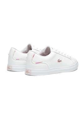 Zapatillas Lacoste Lerond Blanco Para Niña