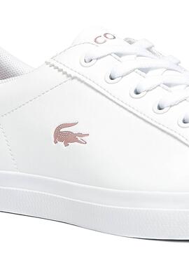 Zapatillas Lacoste Lerond Blanco Para Niña