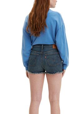 Short Levis 501 Original Azul Para Mujer