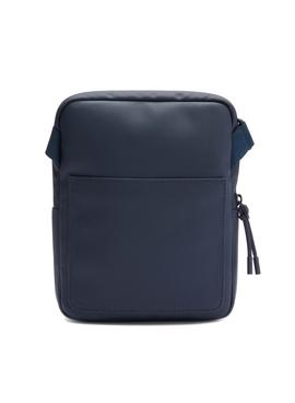 Bolso Lacoste Flat Crossover Marino Para Hombre