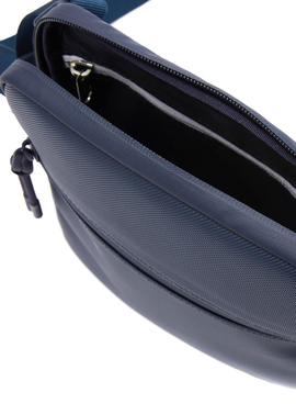 Bolso Lacoste Flat Crossover Marino Para Hombre