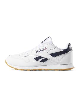 Zapatillas Reebok Classic Leather Blanco Marino 