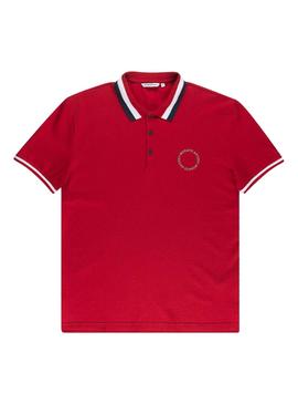 Polo Antony Morato Piqué Reflective Rojo Hombre