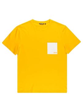 Camiseta Antony Morato Pocket Amarillo para Hombre
