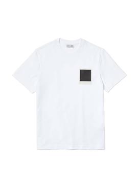 Camiseta Lacoste x Polaroid Blanco Para Hombre