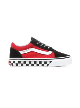 Zapatillas Vans Old Skool Logo Pop Negro Niño