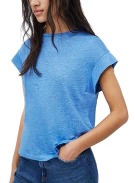 Camiseta Pepe Jeans Cleo Azul Para Mujer